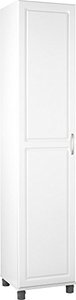 lot 22518 image: SystemBuild Kendall 16 Utility Storage Cabinet - White..DAMAGED CORNERS