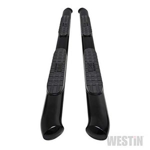 lot 22533 image: Westin 2124165 4 in. Pro Traxx Oval Nerf Step Bars for 2003 Jeep Gladiator