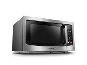 lot 22541 image: Toshiba EC042A5C-SS Microwave Oven with Convection Function Smart Sensor and LED Lighting, 1.5 cu. ft.1000W, Stainless Steel