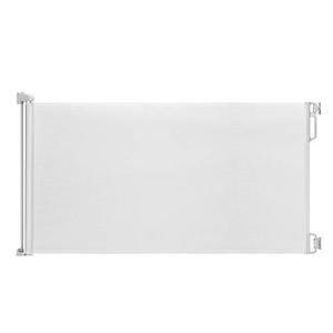 lot 22566 image: EasyBaby Products Extra Wide Indoor Outdoor Retractable Baby Gate, 33 Tall, Extends up to 71 Wide, White