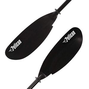 lot 22567 image: Pelican Poseidon Paddle 89 in - Aluminum Shaft with Reinforced Fiberglass Blades - Lightweight, Adjustable Kayak Paddle - Perfect for Kayaking Boating & Kayak Fishing (Black, 2020 Model)
