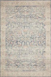 lot 22572 image: Loloi II Hathaway Collection HTH-02 Denim  Multi, Traditional Accent Rug, 2-0 x 5-0