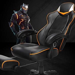 lot 22577 image: RESPAWN OMEGA-Xi Fortnite Gaming Reclining Ergonomic Chair with Footrest (OMEGA-02)