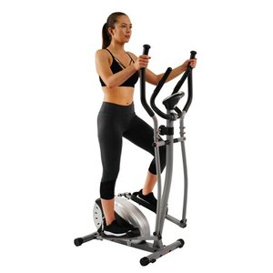lot 22579 image: Sunny Health Fitness Magnetic Elliptical wHeart Rate Monitoring - SF-E905