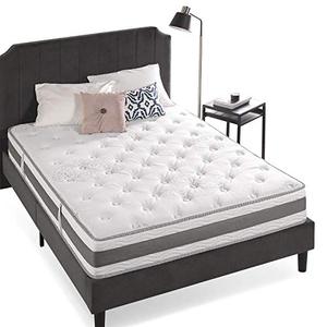lot 22605 image: ZINUS 10 Inch Green Tea Cooling Swirl Memory Foam Hybrid Mattress  Pocket Innersprings for Motion Isolation  Edge Support, Twin