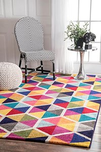 lot 22670 image: nuLOOM Maris Triangles Area Rug, 6 7 x 9, Multi