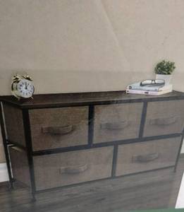 lot 22693 image: Dresser With 5 Drawers - Furniture Storage Tower Unit For Bedroom, Hallway