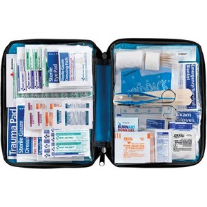 lot 22706 image: First Aid Only First Aid Essentials Kit, 299 Piece, Fabric Case