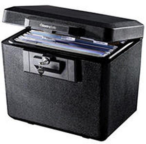 lot 22714 image: SentrySafe 1170 Fire-Resistant File Safe with Key Lock 0.61 cu ft