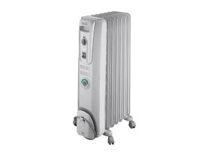 lot 22717 image: DeLONGHI ComforTemp Oil-Filled Radiator, Off-White, 13 45 x 9 110 x 25 15