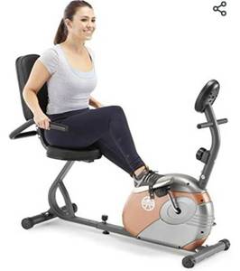lot 22767 image: Marcy Recumbent Exercise Bike ME-709