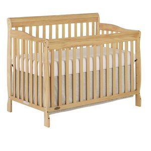lot 22776 image: Dream On Me Ashton 5-in-1 Convertible Crib, Natural