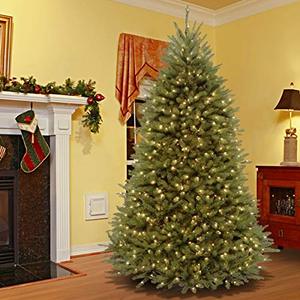 lot 22783 image: National Tree Dunhill Fir Tree With Dual Color LED Lights , 7.5 Feet