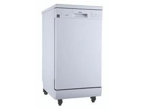 lot 22788 image: Danby 18 Portable Dishwasher, White DDW1805EWP DAMAGED