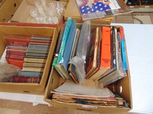 lot 3303 image: Selection of of Books, Records, Pictures