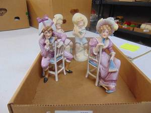 lot 3335 image: Four Ceramic Figurines