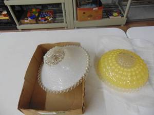 lot 3346 image: Two Vintage Light Shades
