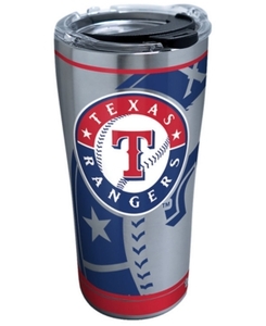 lot 64862 image: Tervis Tumbler Texas Rangers 20oz. Genuine Stainless Steel Tumbler