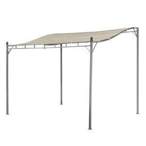 lot 64867 image: Hartlepool Sunshade Awning Outdoor 10 Ft. W x 8 Ft. D Metal Party Tent. Retail $309.99. Open Box