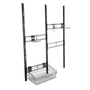 lot 64872 image: Shed Bracket, Hooks & Basket. Open Box