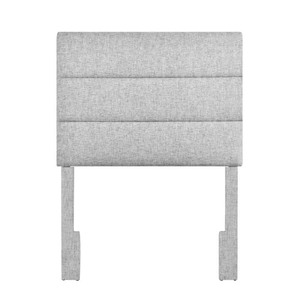 lot 64878 image: Addington Upholstered Panel Headboard Size Queen. Retail $164.99. Open Box