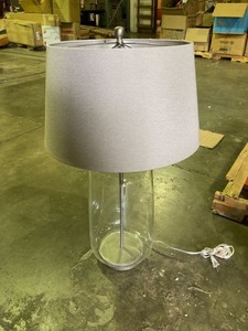 lot 66930 image: Glass Lamp 32�� Tall