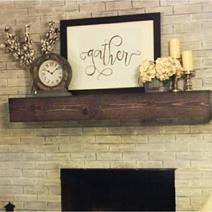 lot 66931 image: Shiela Fireplace Shelf Mantel