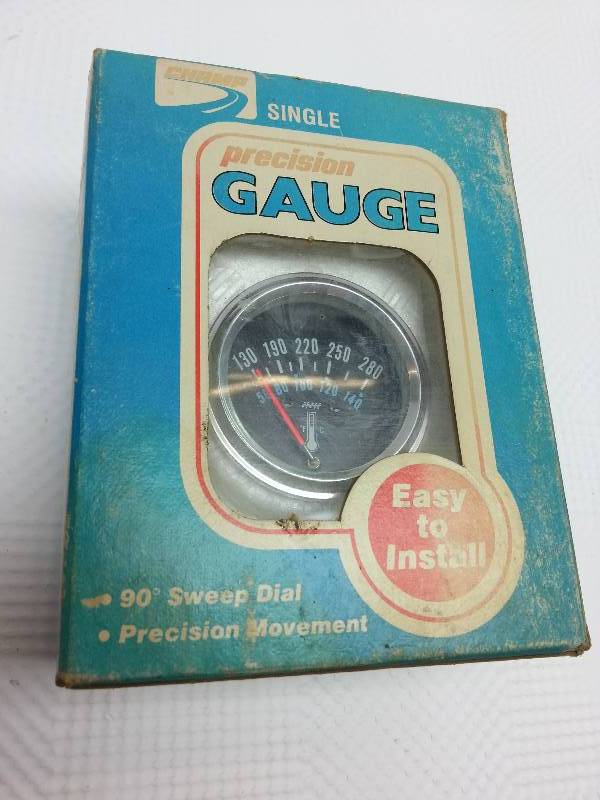 lot 1787 image: Backlit for clear visibility, Dorman Champs Engine Coolant Temperature Gauge