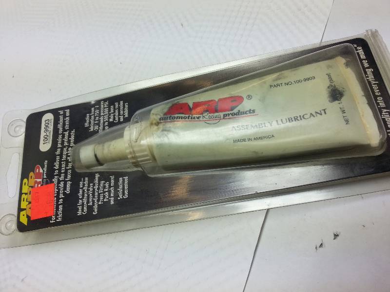 lot 1789 image: Tube of ARP engine assembly lube.  I believe it has been used but still has 3-4 motors left in it.