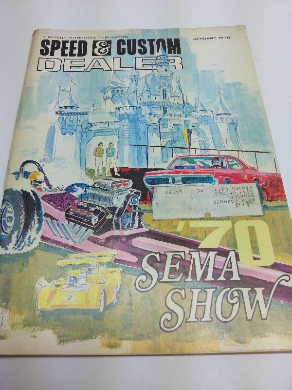 lot 1797 image: January 1970  Speed & Custom Dealer magazine subscribed by and sent monthly to manufacturers and dealers