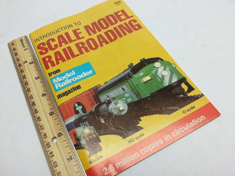 lot 1802 image: Fun Scale Model Railroading introduction book from the Model Railroader magazine