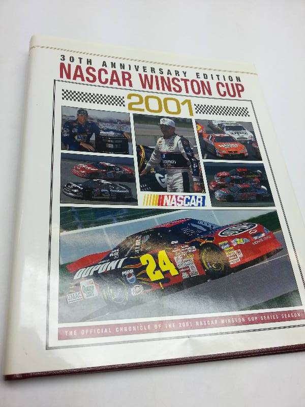 lot 1809 image: 2001 Nascar Winston Cup 30th anniversary edition.  Full color and great stories