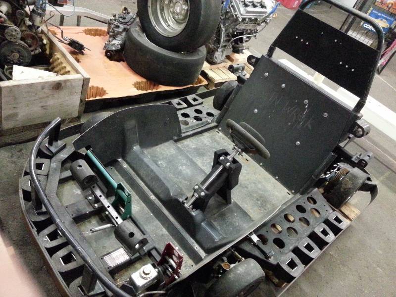 lot 1813 image: Double seater Go Cart ready for your engine and a few other components If youve ever wanted to go fast