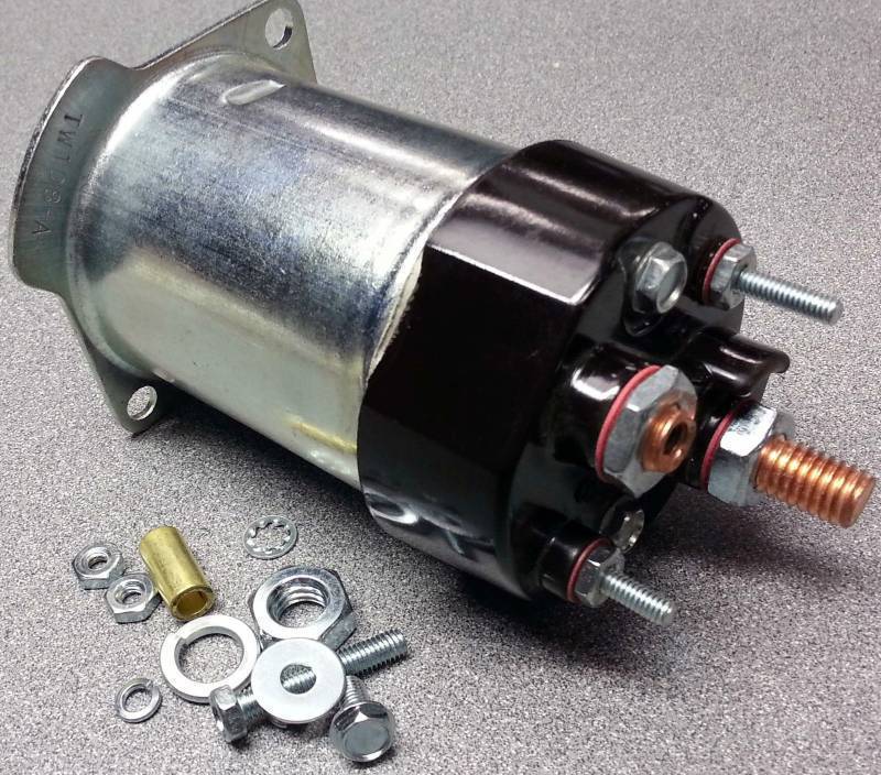 lot 9007 image: New Chevy Cadillac Buick Pontiac Chevrolet GM 12 volt starter solenoid complete