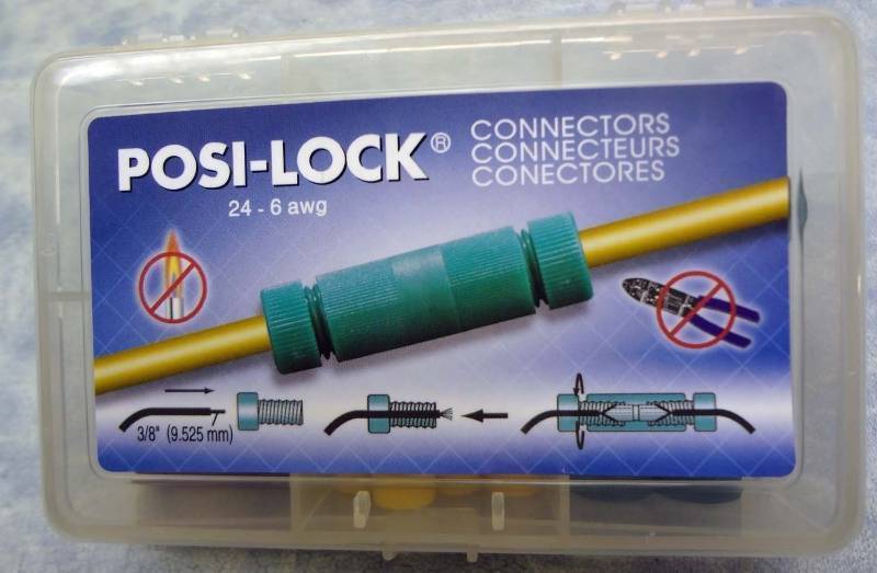 lot 9010 image: Race car truck trailer air plane 8 to 18 gauge wire repair connector coupler kit