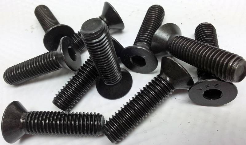 lot 9078 image: Best quality Pack of 10 YFS countersunk socket head � -13 coarse thread bolts