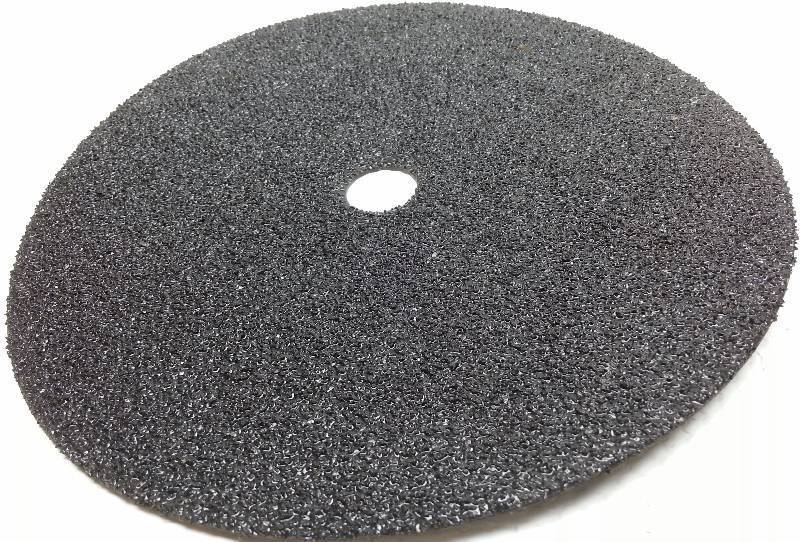 lot 9158-2 image: 9 diameter Spitfire flexible grinding disc with the HD 24 grit.  Take some steel off fast with this disc.  78 inch center hole