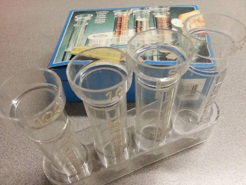 lot 1817 image: New coin counter, saver and then wrap when you get the tubes full