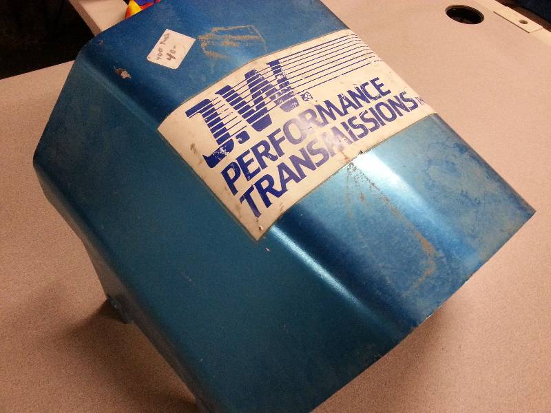 lot 3000 image: General Motors Racing 400 Turbo 400 transmission safety shield.  No brackets
