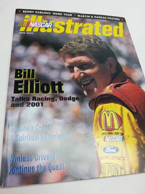 lot 1852 image: June edition of NASCAR Illustrated magazine with Bill Elliot on the cover