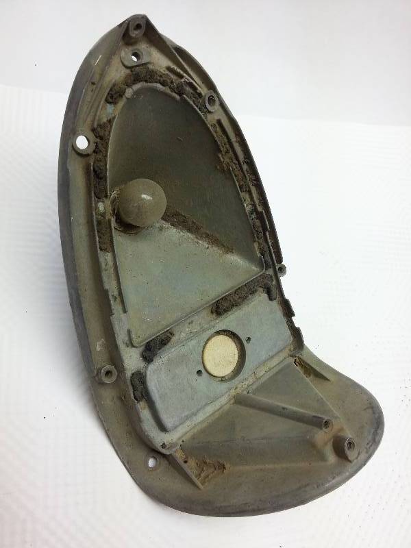 lot 1874 image: 1955 Chevy original tail light bucket assembly with no cracks or stripped threads.