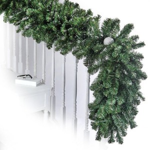 lot 64902 image: Deluxe Oregon Fir Garland 9x12 - Natural Green - 9L x 12W