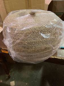 lot 64903 image: 18x 18x 12 Warm Sand Ottoman