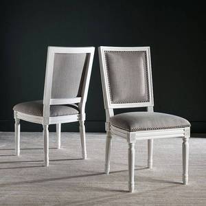 lot 64910 image: Safavieh Buchanan Rectangular Side Chair, Set of 2