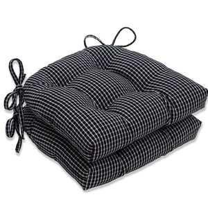 lot 64914 image: Ericson Reversible Indoor Dining Chair Cushion (Set of 2)