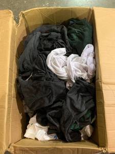 lot 64945 image: Box of Assorted Sports T-Shirts. Color Chart Included