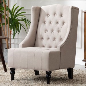 lot 64957 image: Camren 2 Piece Teak Patio Chair. Retail $429.99. Open Box
