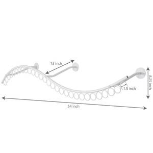 lot 64966 image: Salley 53.39 Wall Mounted Clothes Rack (Set of 2). Open Box