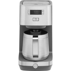 lot 66969 image: GE - Classic Drip 10-Cup Coffee Maker - Stainless Steel