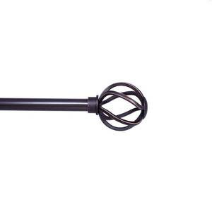 lot 66982 image: Kenney Cage 58 Standard Decorative Window Curtain Rod 28-48 Bronze
